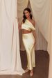 Alivya Satin Maxi Skirt Butter Online