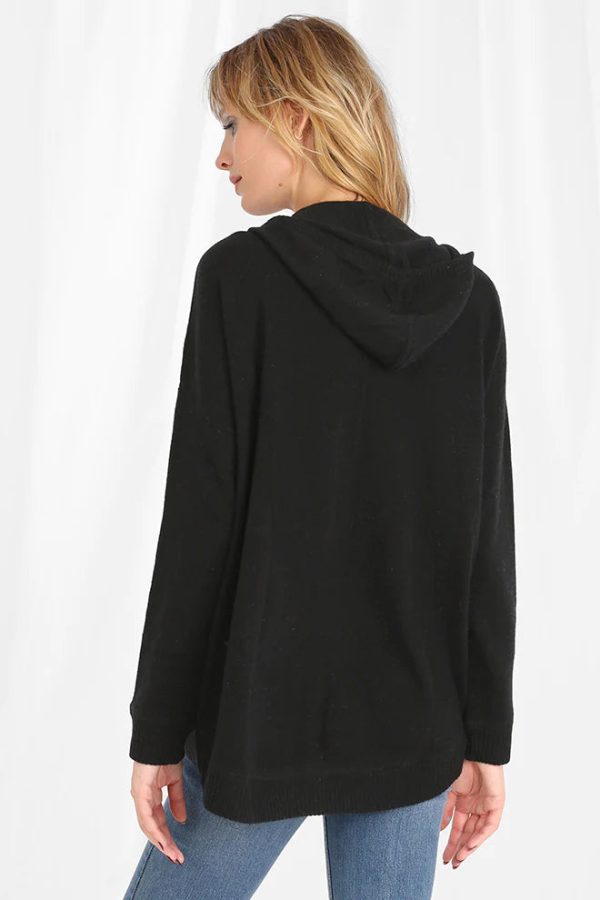 100% Cashmere Zip Hoodie Online Sale