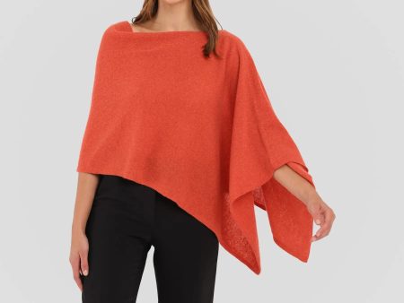 100% Cashmere Dress Topper Poncho Online