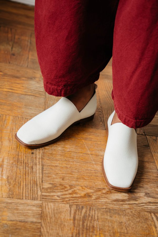 Elastic Marcel Loafer - Cream Discount