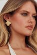 Flower Power Pearl Earrings Gold Hot on Sale