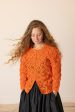 Dita Crochet Cardigan - Tomato Cheap