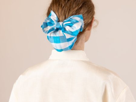 Titina Bun Cover - Blue and White Gingham Online Hot Sale