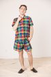 Camper Short - Rainbow Grid For Discount