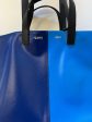 Two Tone Pratique Tote Bag - Dark Blue Blue For Sale