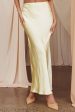 Alivya Satin Maxi Skirt Butter Online