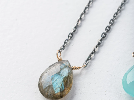 Gemstone Drop Necklace Online