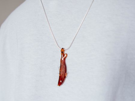 Fish Out of Water Necklace - Amber For Cheap