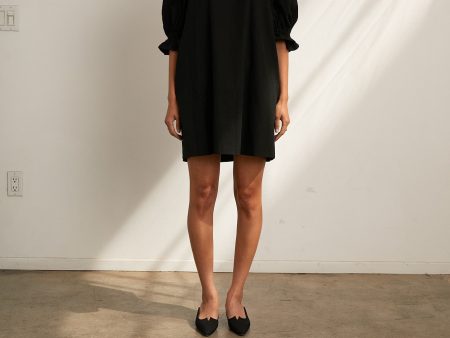 Felix Dress - Black Cotton Fashion