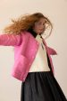 Fein Reversible Jacket with Mirror Embroidery - Pickle Pink For Discount