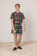 Camper Short - Rainbow Grid For Discount