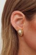 Anika Stud Pearl Earrings Gold Fashion