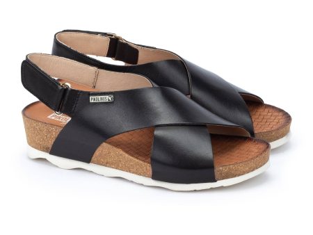 MAHON Cross-Strapped Sandals Online now