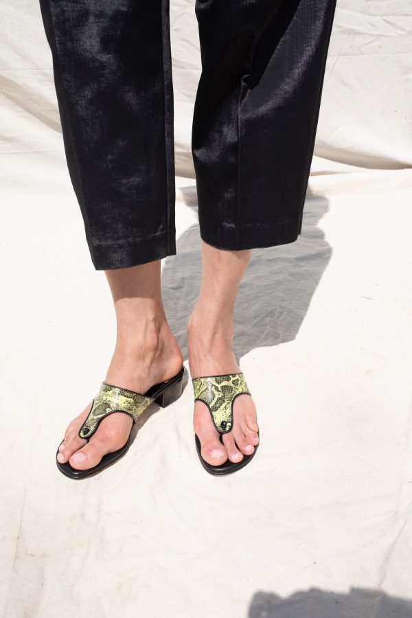 Dock Sandal - Acid Green Snake Supply