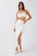 Next To You Thigh Split Skirt White For Sale