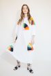 Ballad Dress - White Fan Patch Cotton Online Sale