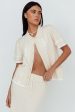 Amalfi Sun Knit Button-Up Shirt Sand Online Sale